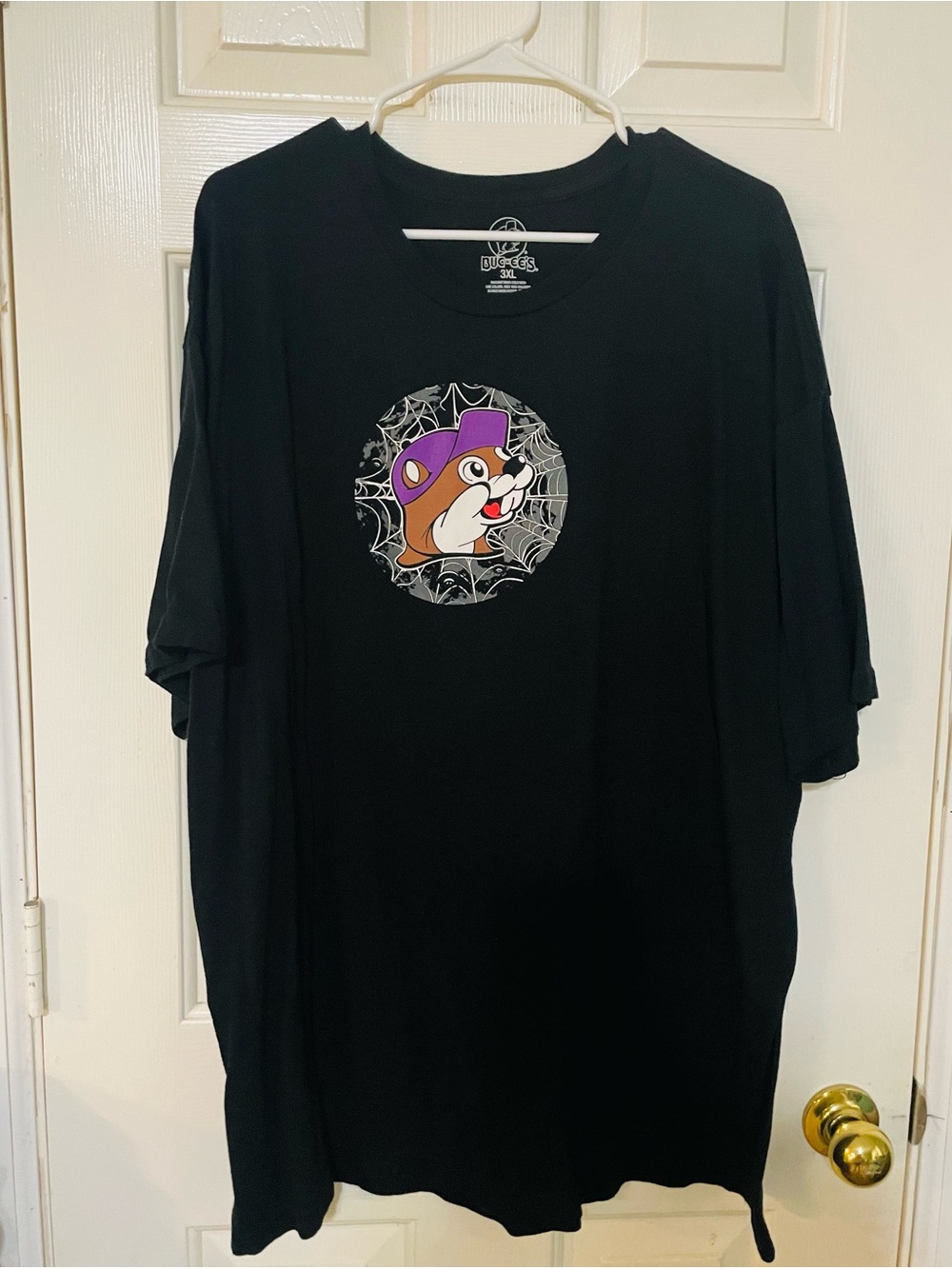 Unbranded Women’s Black Short Sleeve Graphic Tee with Purple-Accented Dog Motif